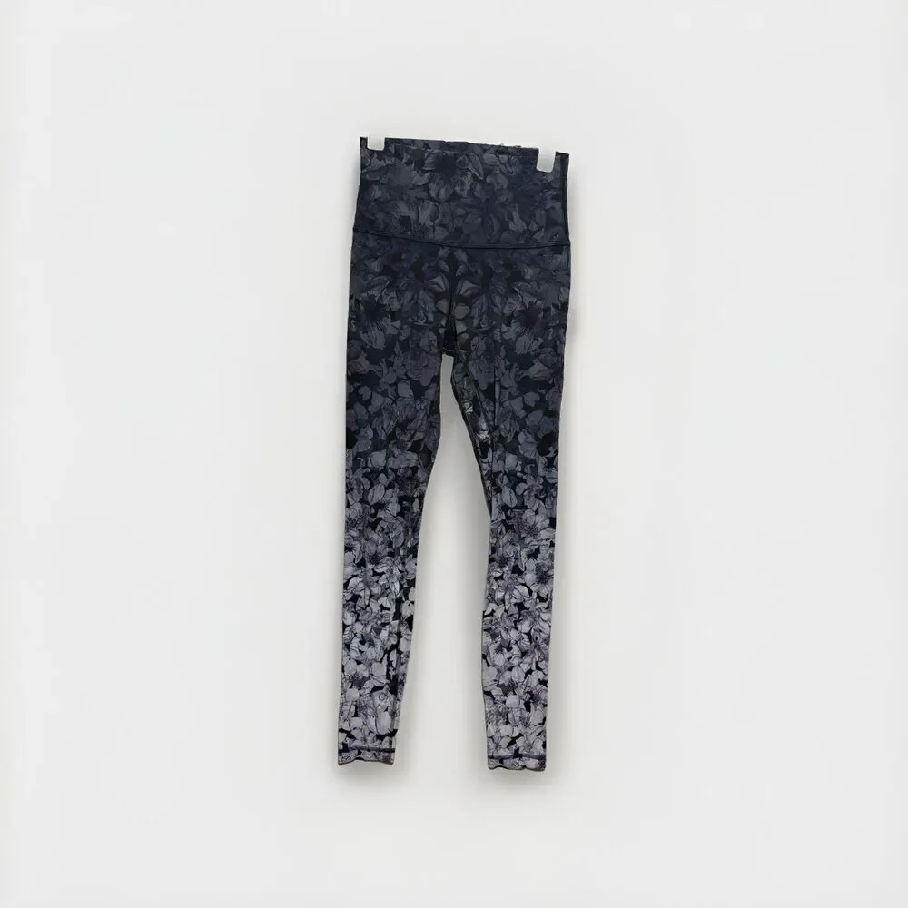 Lululemon Align Pant 28 Nightfall Blossom Multi Floral Leggings Womens 4
